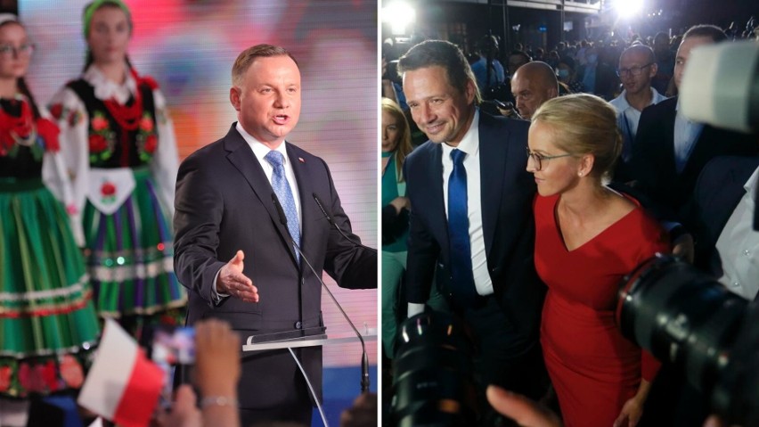 Wyniki wyborów prezydenckich 2020. Wyniki exit poll. Andrzej Duda i Rafał Trzaskowski w drugiej turze 28.06.2020