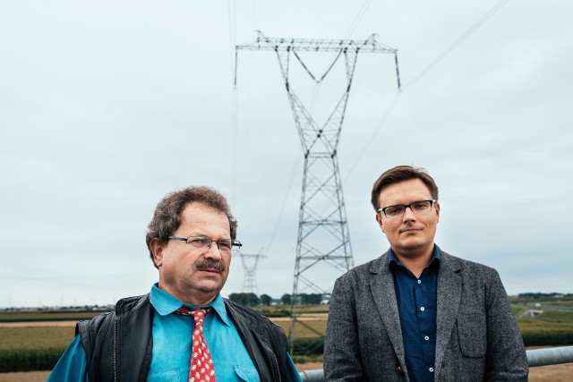 Michał Pankiewicz (z prawej) i Robert Jankowski jako członkowie stowarzyszenia Dopiewo.pl starali się wywalczyć już z PSE najlepszy przebieg trasy z Piły Krzewina do Plewisk.