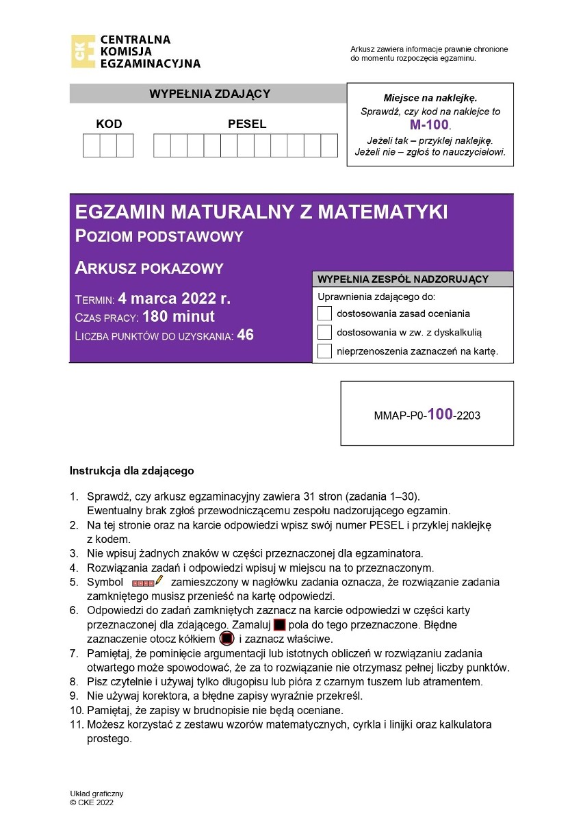 Matura z matematyki 2023. Wymagania, zmiany, przykładowe zadania, arkusz. To trzeba wiedzieć, aby zdać maturę z matematyki! 4.05.23