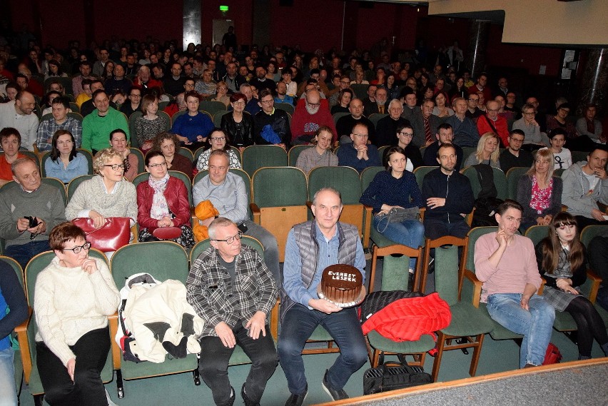 Zdobywca Mount Everest Leszek Cichy ściągnął tłumy do kina Fenomen w Kielcach [WIDEO, ZDJĘCIA]