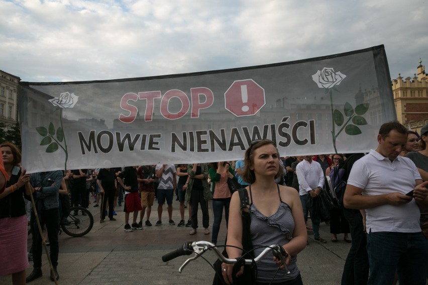 24 lipca 2017. Protest w obronie niezależności sądów na...