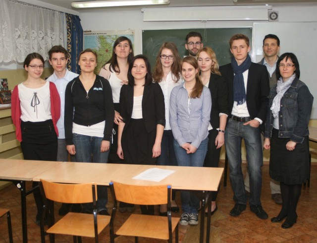 W debacie po niemiecku wzięli udział uczniowie z VI Liceum Ogólnokształcącego w Radomiu i uczniowie warszawskiej szkoły imienia Willy Brandta.