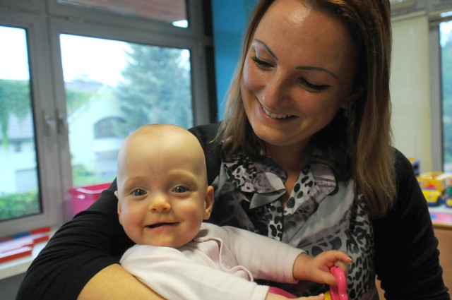 Janeczka jest wcześniakiem. Mama Marta cieszy się, że córcia dobrze się rozwija