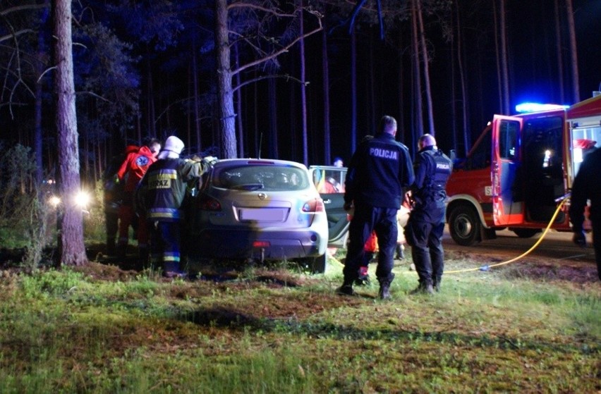 Do trzeciego wypadku doszło w nocy w gminie Czersk, gdzie...