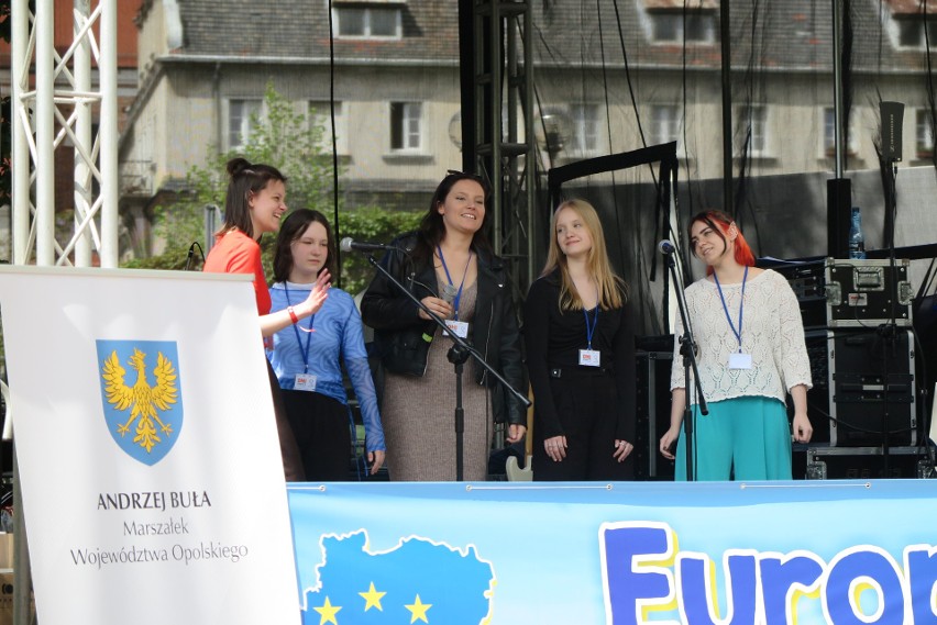 Piknik rodzinny "Europa w Opolskim" zorganizowano na placu...