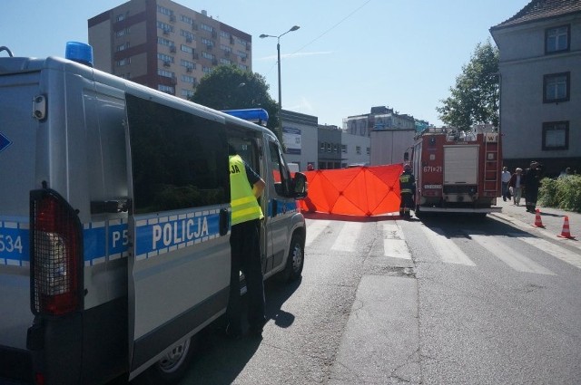 Wypadek w Zabrzu. TIR przejechał kobietę