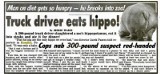 Kierowca zjadł hipopotama z zoo