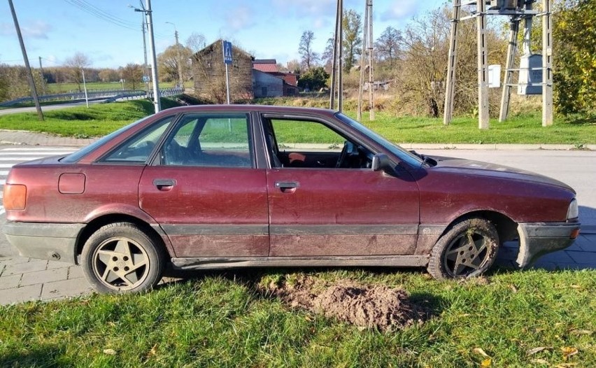 Hajnówka. Białorusin kradł auta, jeździł nimi, rozbijał i porzucał (zdjęcia)