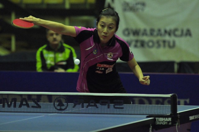 Han Ying zdobyła w meczu z Hodoninem pierwszy punkt dla SPAR-Zamku Tarnobrzeg i tym samym zapewniła awans swojej drużynie do półfinału Pucharu ETTU.