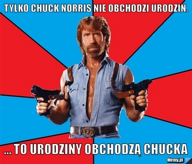 Memy z Chuckiem Norrisem. Chuck Norris potrafi wszystko MEMY