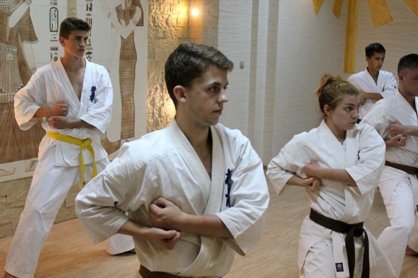 Karatecy na zgrupowaniu w Bukowinie Tatrzańskiej