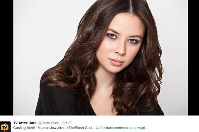 Malese Jow zagra w serialu "Flash" (fot. screen z Twitter.com)