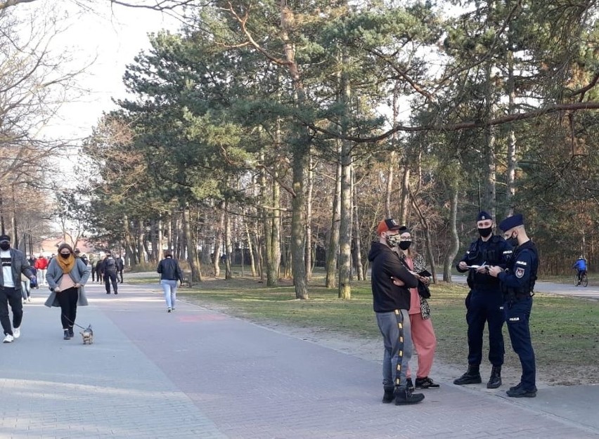 Kontrola obostrzeń w Gdańsku