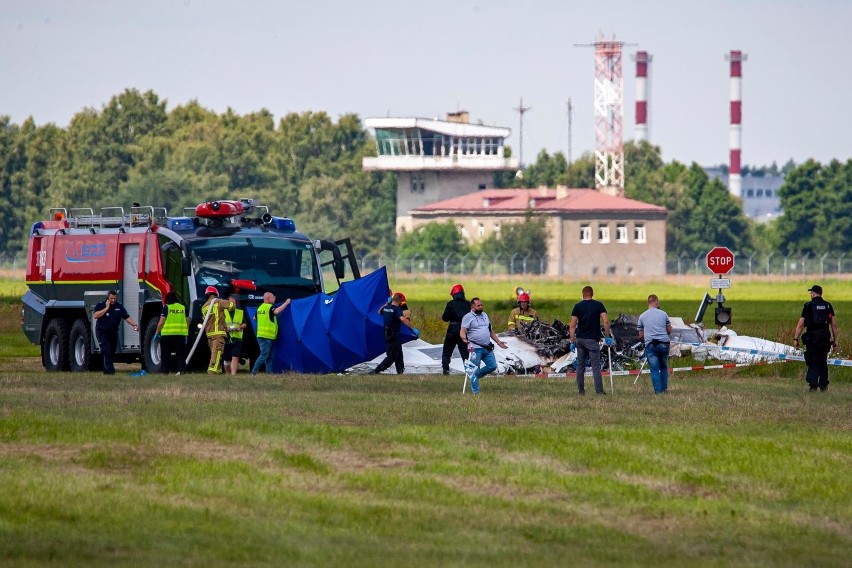 Samolot dwusilnikowy Tecnam rozbił się podczas wykonywania...