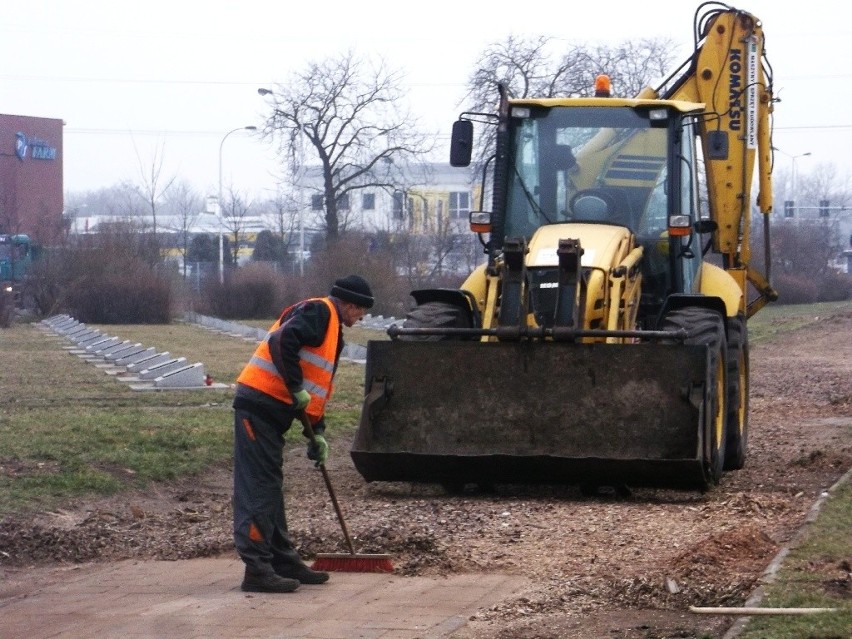 Wycięto wszystkie drzewa na cmentarzu oficerów radzieckich