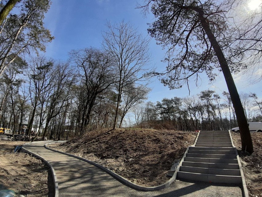 W Świdniku powstaje park linowy z tężnią i innymi atrakcjami. Kiedy otwarcie? 