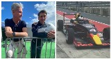 Maciej Janowski niczym Max Verstappen. Kapitan Sparty w bolidzie Formuły 1 (ZDJĘCIA)