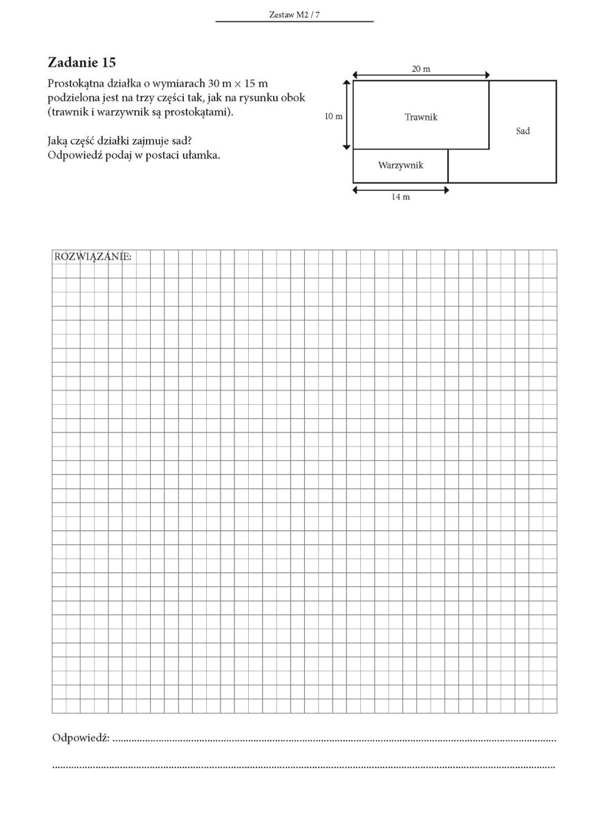 Sprawdzian piątoklasisty DUMa 2014 [ARKUSZ PDF, TEST,...