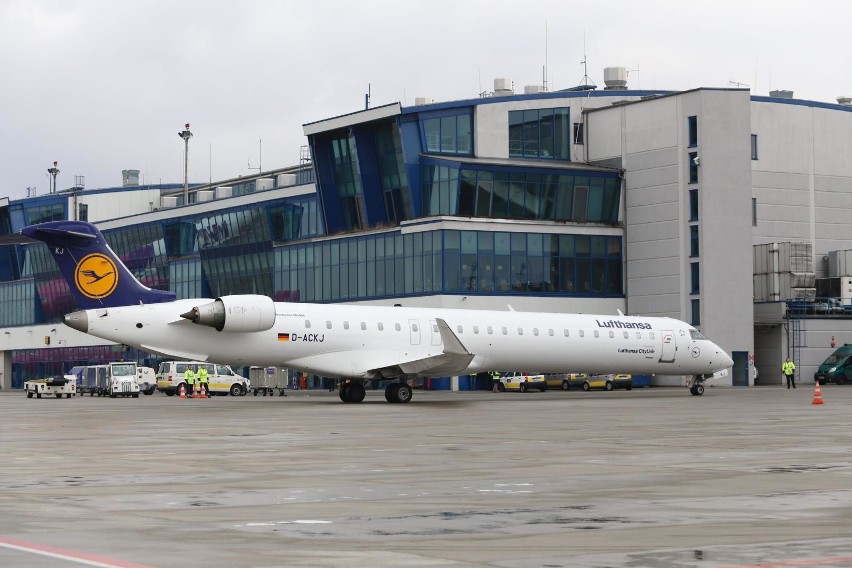 Lufthansa Cityline na lotnisku w Pyrzowicach