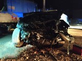 Wypadek w Puńsku. Pijany kierowca staranował dwa dostawczaki i uciekł (wideo)