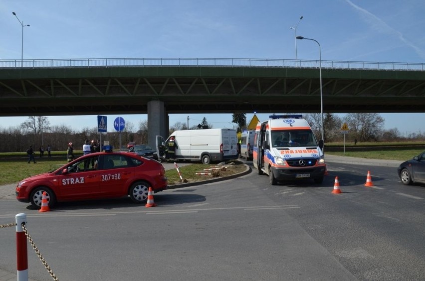 Wypadek na ul. Żernickiej