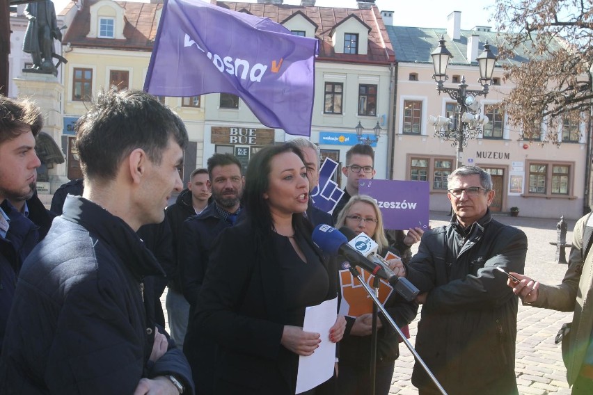 1.04.2019 rzeszow robert bierdron i liderka listy do...