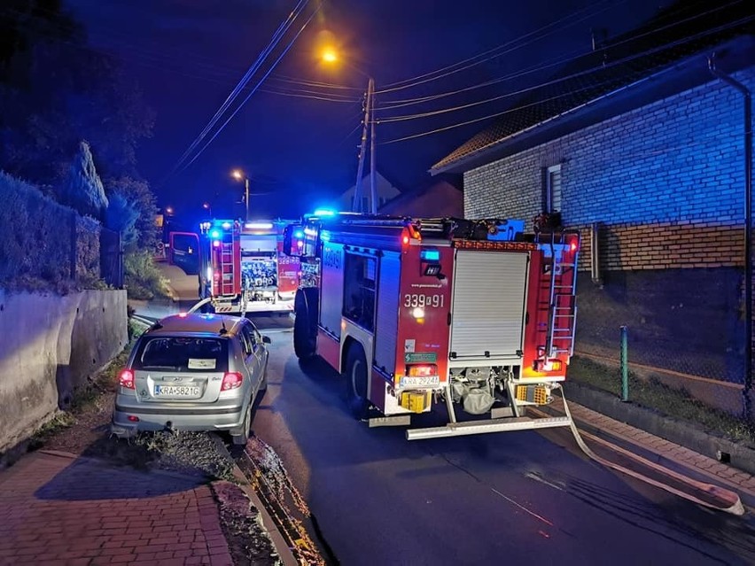 Pożar w Nielepicach. Ogień w domu wybuchł nocą