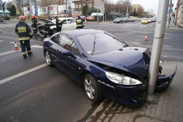 Wypadek w centrum Kalisza