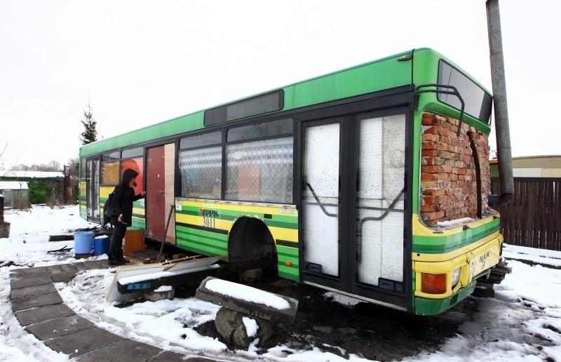 Autobusowa altanka w Policach