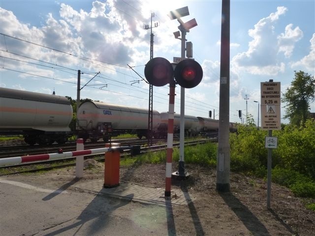 Wykolejony pociąg w Bodzechowie