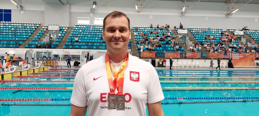 Jarosław Mazurowski w Australii zdobył dwa srebrne medale...