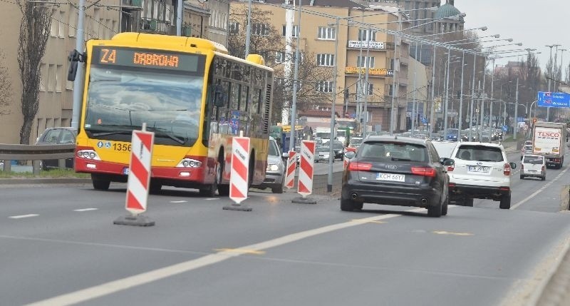 Przez weekend samochody jeździły tylko wschodnią nitką...