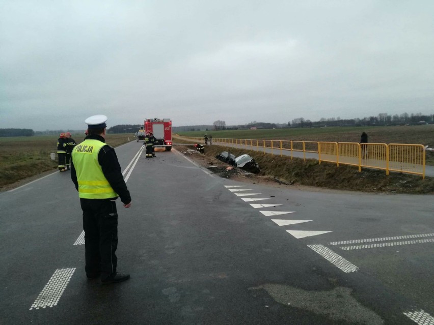 Morze. Wypadek na trasie Siemiatycze - Ciechanowiec...