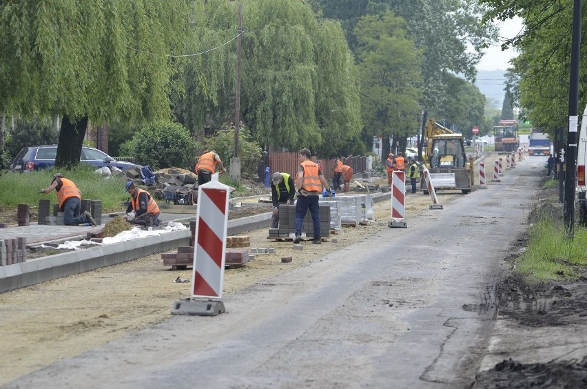 Trwa remont ulicy Mikołowskiej w Rybniku