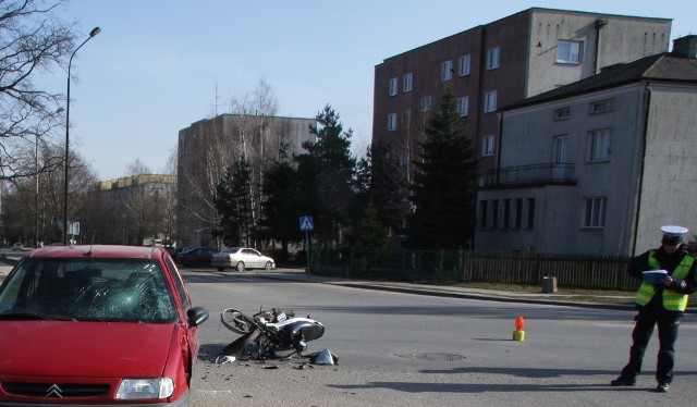 Do zdarzenia doszło we wtorek w Iłży na skrzyżowaniu ulic Bodzentyńskiej i Jakubowskiego 