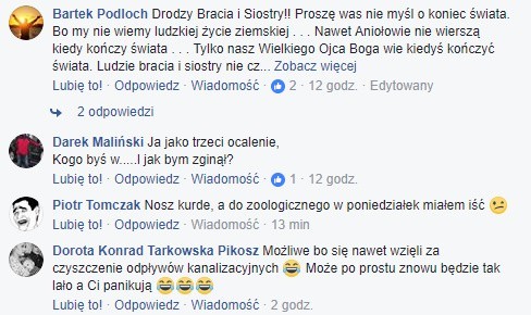 Kolejny koniec świata zapowiadany na sobotę, 23 września,...