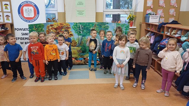 W środę  w Przedszkolu nr 7 w Koszalinie została zorganizowana wystawa pt. "Bezpieczne grzybobranie"