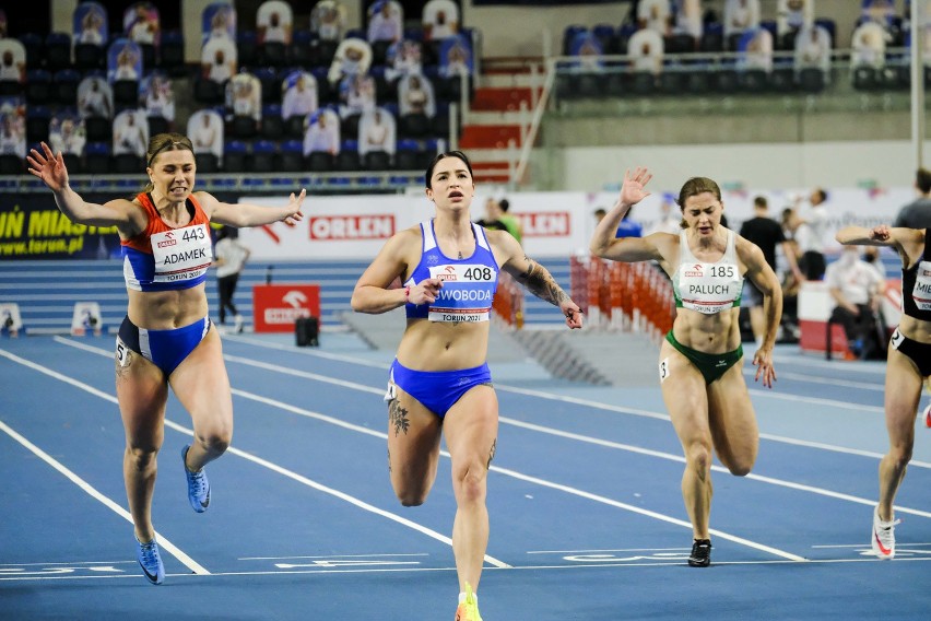 Halowe MP w lekkoatletyce w Toruniu. Znakomity bieg Ewy Swobody! [dużo zdjęć]