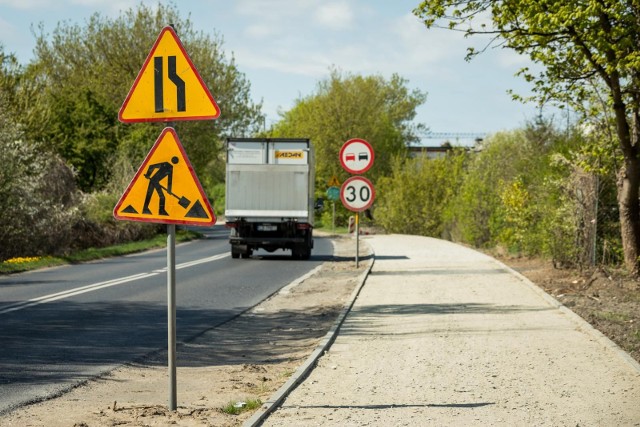 Część prac przy ul. Chemicznej została już zakończona.