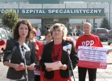 Ochroniarze szpitala na Józefowie chcieli przegonić kandydatów do Sejmu