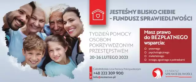 Trwa Tydzień pomocy ofiarom przestępstw.