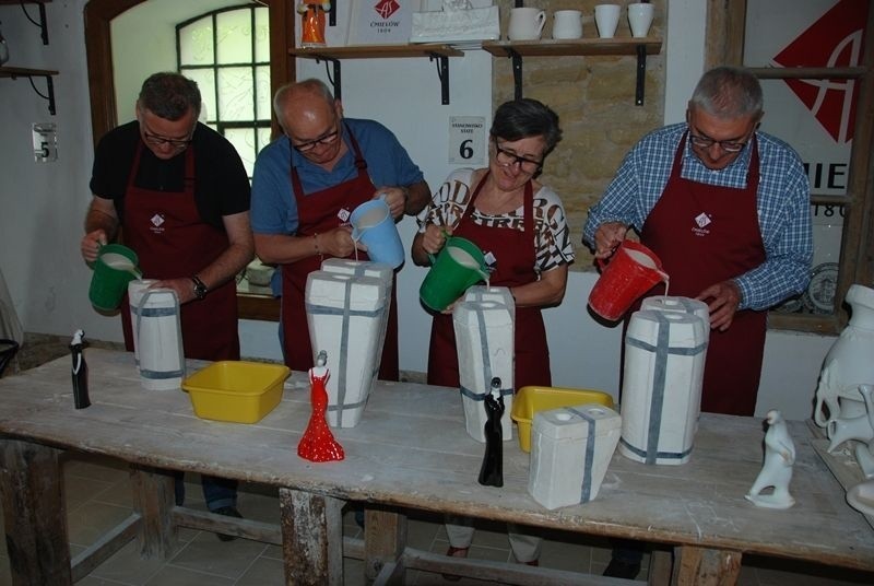 Od lewej: Artur Andrus, Michał Olszański, Elżbieta Walendzik...