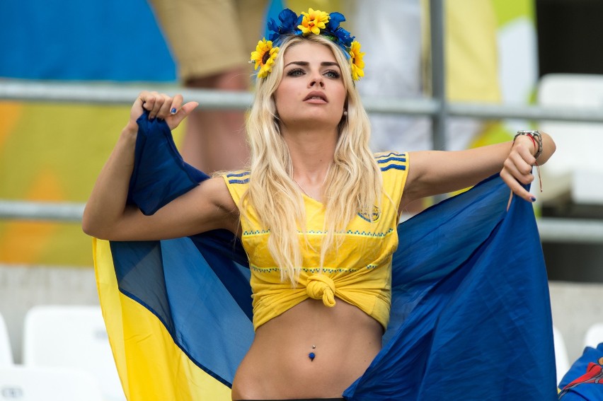 Miss Euro 2016. Fanka reprezentacji Ukrainy...