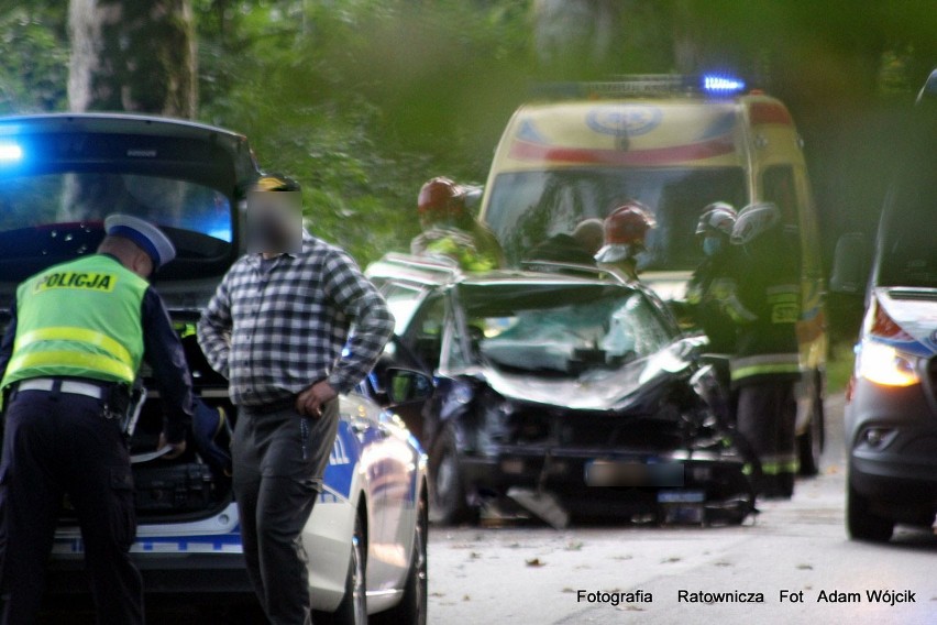 Poważny wypadek na trasie Koszalin - Polanów