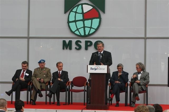 Zobacz zdjęcia z wizyty prezydenta Komorowskiego w Targach Kielce