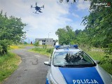 Dron i radary w akcji. Policjanci zaskoczyli kierowców w Będzinie i powiecie