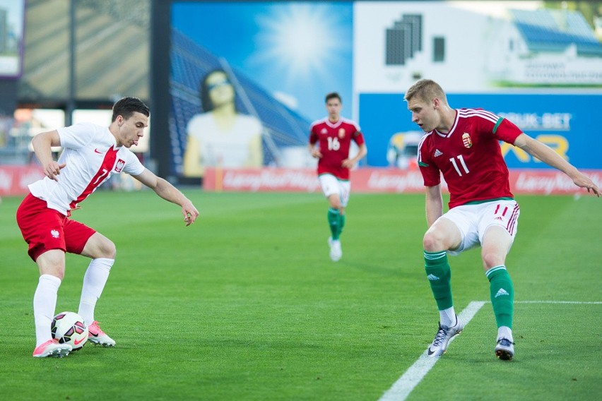 Reprezentacja Polski U-20 uległa Węgrom w Niecieczy [ZDJĘCIA]