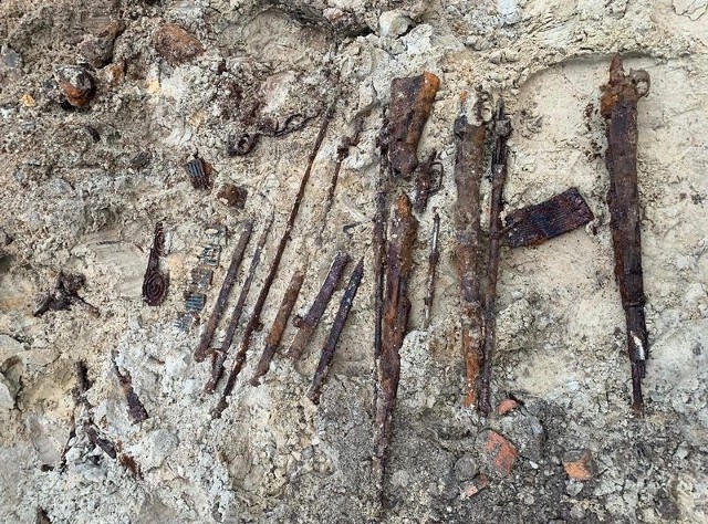 Arsenał z czasów II wojny światowej odkryty na budowie w Sopocie