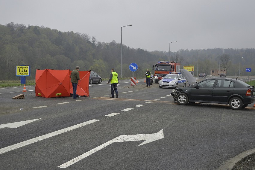 Gorlice. Śmiertelny wypadek na obwodnicy, zginął motocyklista