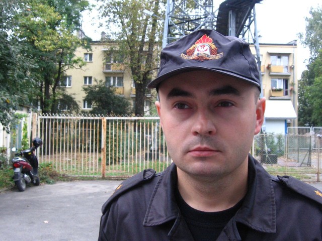 Nie znamy przyczyny wybuchu pożaru - mówi kpt. Krzysztof Kowal z PSP w Jarosławiu